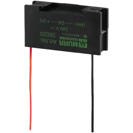 Murrelektronik SUPPRESSOR FOR CONTACTORS, Diode combination, 240 VDC, 50 W, LG-BU 1/Z240 26130